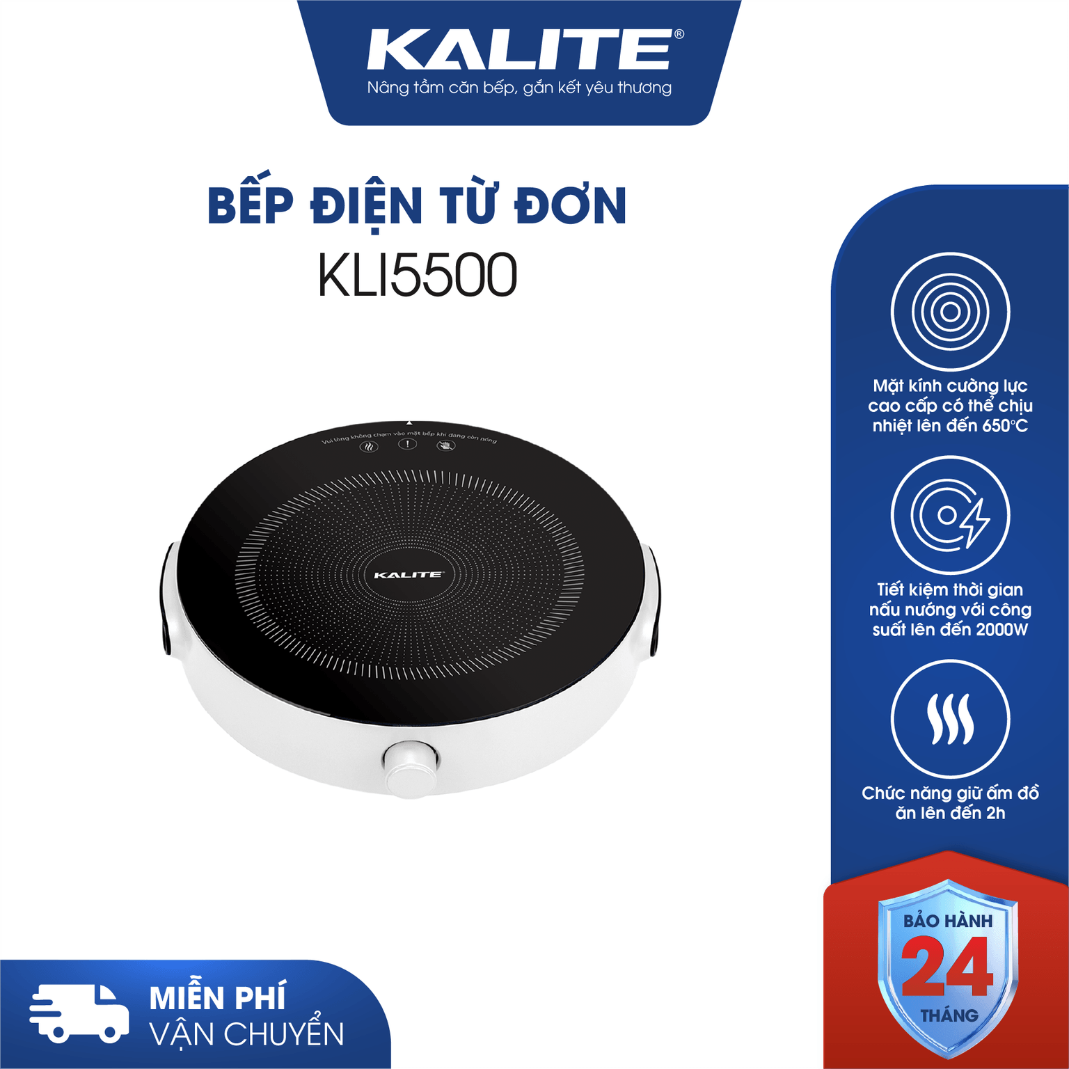 Bếp từ đơn Kalite KLI5500