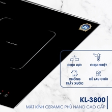 Bếp từ đôi KALITE KL-3800 thiết kế sang trọng, chuẩn châu Âu - Ảnh 7