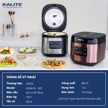 Nồi cơm điện đa năng KALITE KL-620 tiết kiệm điện   - Ảnh 2
