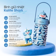 Bình giữ nhiệt trẻ em Kalite SHARK - 354ml, inox 304 giữ nhiệt 12h - Ảnh 2