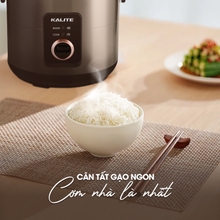 Nồi cơm điện KALITE KRC8018 lòng gốm Ceramic chống dính chống xước - Ảnh 5
