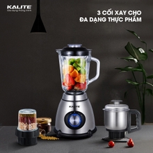 Máy xay sinh tố KALITE KLB630 3 cối xay động cơ đồng nguyên chất - Ảnh 4