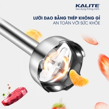 Máy xay cầm tay Kalite KEB4112 thiết kế nhỏ gọn 12+1 cấp tốc độ - Ảnh 3