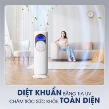 Quạt sưởi All in One KSA368 làm mát, sưởi, tạo ẩm, diệt khuẩn - Ảnh 12