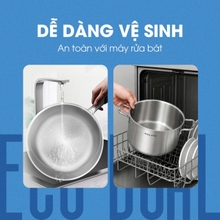 Bộ nồi chảo inox KALITE ECO Dual, inox 304, 3 lớp bắt từ tốt - Ảnh 7
