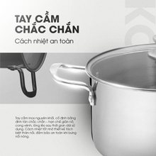 Bộ 3 nồi inox liền khối KALITE KCS366 - Bộ 3 size 18-20-24cm - Ảnh 10