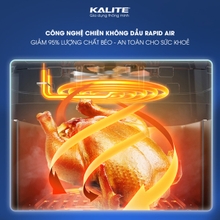Nồi chiên không dầu KALITE KL-1200 12L giảm 95% chất béo - Ảnh 9