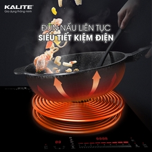 Bếp từ đôi KALITE KDI72 mặt kính sang trọng an toàn dễ vệ sinh - Ảnh 6