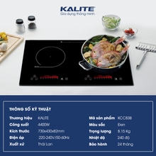 Bếp từ kết hợp hồng ngoại Kalite KCC83B - Ảnh 7