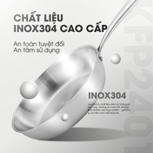 Chảo rán inox liền khối KALITE KFP2401 - Vung kính chịu lực - Ảnh 2