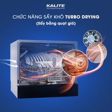 Máy rửa bát KALITE KDW9141 dung tích lớn, công suất mạnh làm sạch tối đa - Ảnh 7
