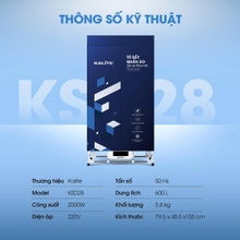 Tủ sấy quần áo KALITE KSD28, dung tích 600L, sấy khô nhanh - Ảnh 8