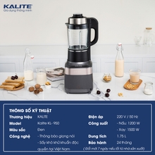 Máy làm sữa hạt KALITE KL-950 cao cấp - Ảnh 2