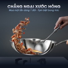 Chảo inox nguyên khối TRIPRO KALITE KL826 26cm - Ảnh 6