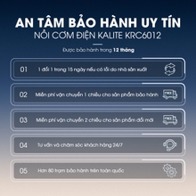 Nồi cơm điện KALITE KRC6012 chống dính Ceramic cao cấp - Ảnh 11