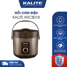 Nồi cơm điện KALITE KRC8018 lòng gốm Ceramic chống dính chống xước - Ảnh 1