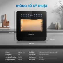 Nồi chiên hơi nước Kalite Jupiter Pro, công nghệ hơi nước 3S siêu tốc - 18L - Ảnh 10