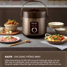 Nồi cơm điện KALITE KRC8018 lòng gốm Ceramic chống dính chống xước - Ảnh 15