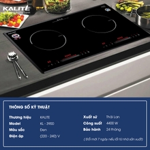 Bếp từ đôi KALITE KL-3900 công nghệ  hiện đại - Ảnh 2