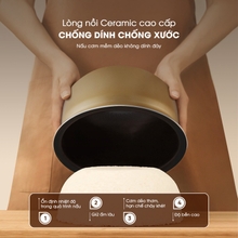 Nồi cơm điện KALITE KRC8018 lòng gốm Ceramic chống dính chống xước - Ảnh 6