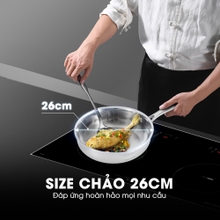 Chảo inox nguyên khối TRIPRO KALITE KL826V chống dính tự thân - Ảnh 13