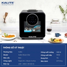 Nồi chiên hơi nước KALITE STEAM STAR 15 lít, đa năng - Ảnh 11