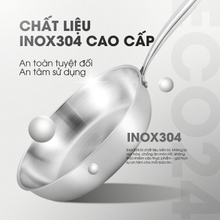 Chảo rán inox liền khối cao cấp KALITE ECO24, inox 304, đáy 3 lớp - Ảnh 3