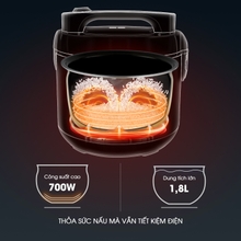 Nồi cơm điện KALITE KRC6018 700W chống dính dung tích 1,8L - Ảnh 15