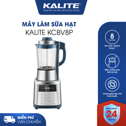 Máy làm sữa hạt KALITE KCBV8P bền bỉ chống trào đa năng 8in1