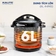 Nồi áp suất điện KALITE KL-636 đa năng 5in1, dung tích 6L - Ảnh 4