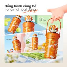 Bình giữ nhiệt trẻ em Kalite DINO LEO - 354ml, inox 304, giữ nhiệt 12h - Ảnh 8