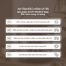 Nồi cơm điện KALITE KRC8018 lòng gốm Ceramic chống dính chống xước - Ảnh 16