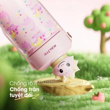 Bình giữ nhiệt trẻ em Kalite DINO PINKY - 354ml, inox 304 giữ nhiệt 12h - Ảnh 6