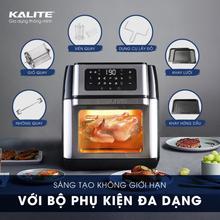 Nồi chiên không dầu KALITE Q10 10 lít, trục xiên quay, nhiều phụ kiện - Ảnh 4