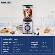 Máy xay sinh tố KALITE KEB4171 2 cối - Ảnh 2