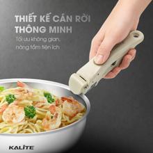 Bộ nồi chảo inox liền khối cán rời Kalite Lumia KCS568 công nghệ vân vảy cá - Ảnh 3