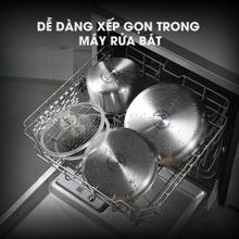 Bộ nồi chảo inox liền khối cán rời Kalite Lumia KCS568 công nghệ vân vảy cá - Ảnh 8