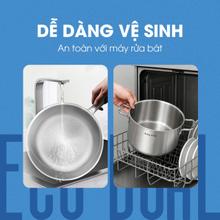 Bộ nồi chảo inox KALITE ECO Dual, inox 304, 3 lớp bắt từ tốt - Ảnh 7