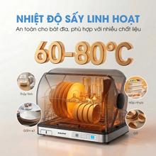 Máy diệt khuẩn bát đĩa Kalite Crystal Dry sấy khô, khử khuẩn UV - Ảnh 5