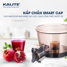 Máy ép chậm KALITE KL-565 kiệt bã, êm ái, bền bỉ - Ảnh 3