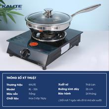 Chảo KALITE KL-326 inox 3 lớp triply - dẫn và giữ nhiệt tốt - Ảnh 2