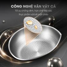 Bộ nồi chảo inox liền khối cán rời Kalite Lumia KCS568 công nghệ vân vảy cá - Ảnh 2