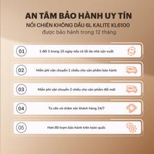 Nồi chiên không dầu 6L Kalite KL6100 – Chiên nướng ít dầu, nấu ăn tiện lợi - Ảnh 12
