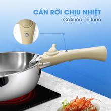 Bộ nồi chảo inox liền khối Kalite MultiPro KCS668, 8 món cán rời - Ảnh 6