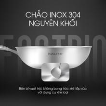 Bộ nồi chảo inox liền khối KALITE ECO Trio, inox 304 an toàn ,3 lớp bắt từ tốt - Ảnh 3