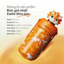 Bình giữ nhiệt trẻ em Kalite DINO LEO - 354ml, inox 304, giữ nhiệt 12h - Ảnh 9