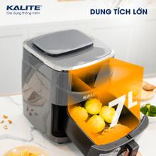 Nồi chiên hơi nước KALITE STEAM 7 chiên hấp 2 trong 1, dung tích 7 lít - Ảnh 5
