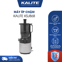 Máy ép chậm KALITE KSJ868 động cơ DC siêu khỏe ép kiệt bã - Ảnh 1