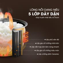 Nồi cơm điện KALITE KRC8018 lòng gốm Ceramic chống dính chống xước - Ảnh 9