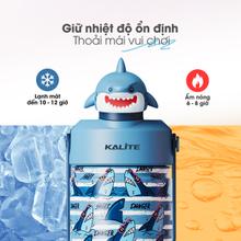 Bình giữ nhiệt trẻ em Kalite SHARK - 354ml, inox 304 giữ nhiệt 12h - Ảnh 4